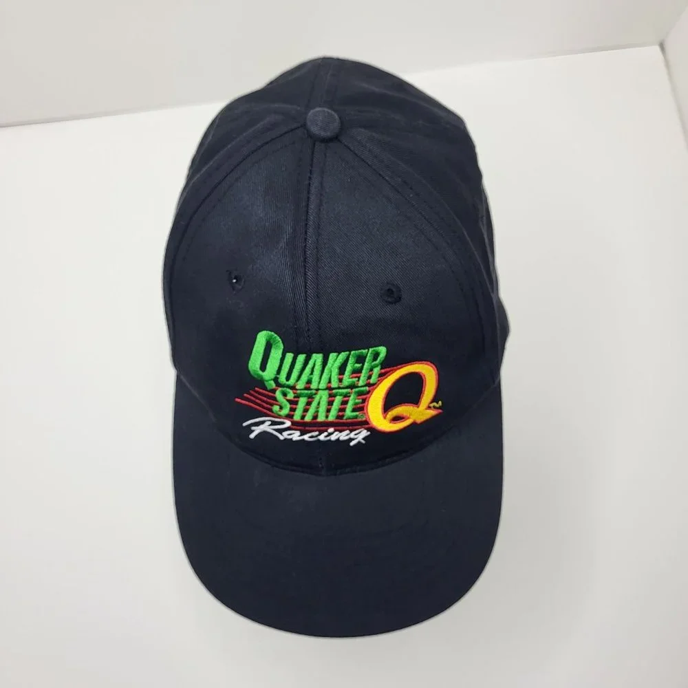 KC Quaker State‎ Racing Ball Cap - Adjustable Hat - Strapback - Black
